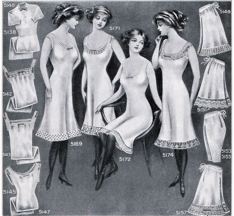 underwear 1917 1910s