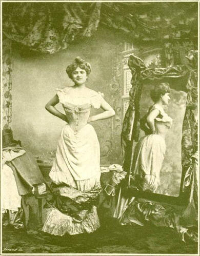 Edwardian Era Clothing: Edwardian Era Ladies' Undergarments - 1902